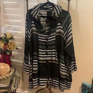 Transparent jacket/tunic